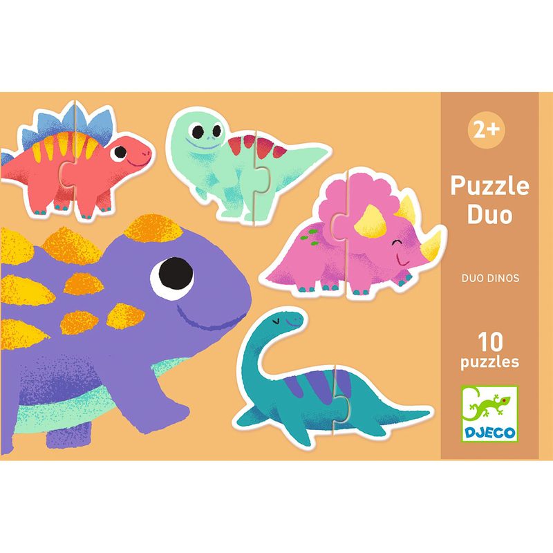 Djeco Duo Dinosaur 20pc Puzzle 1