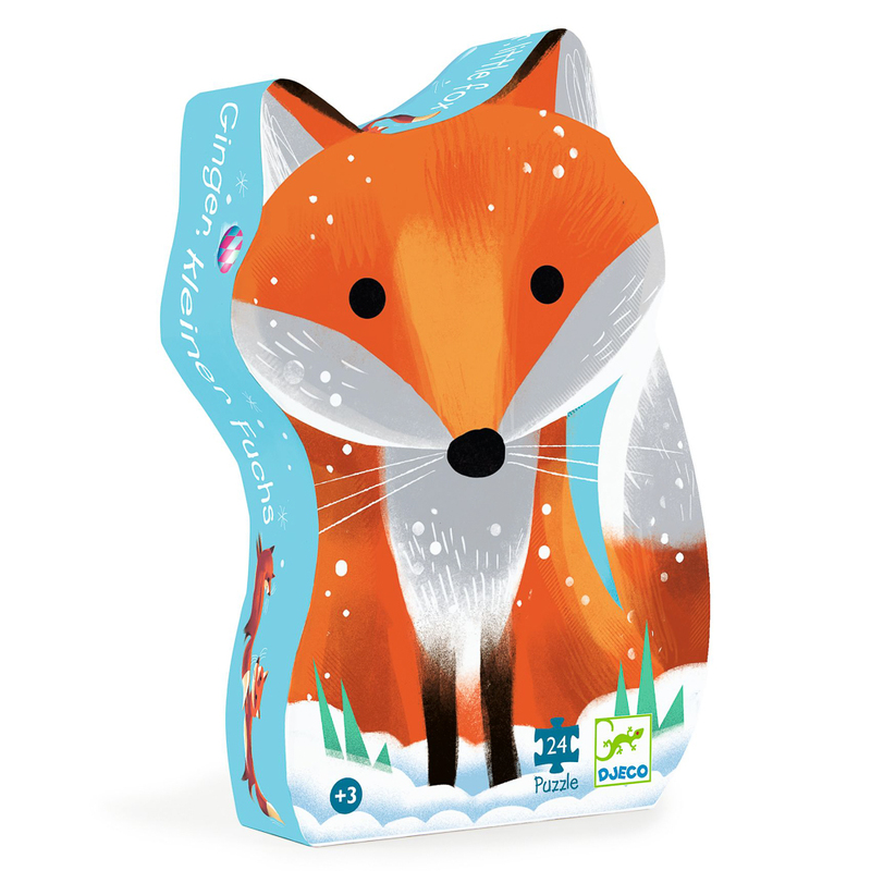 Djeco Little Fox 24pc Silhouette Puzzle Djeco Little Fox 24pc Silhouette Puzzle