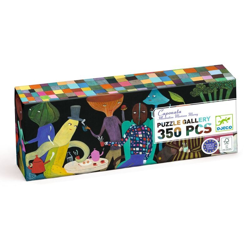 Djeco Caponato 350pc Gallery Puzzle with Poster