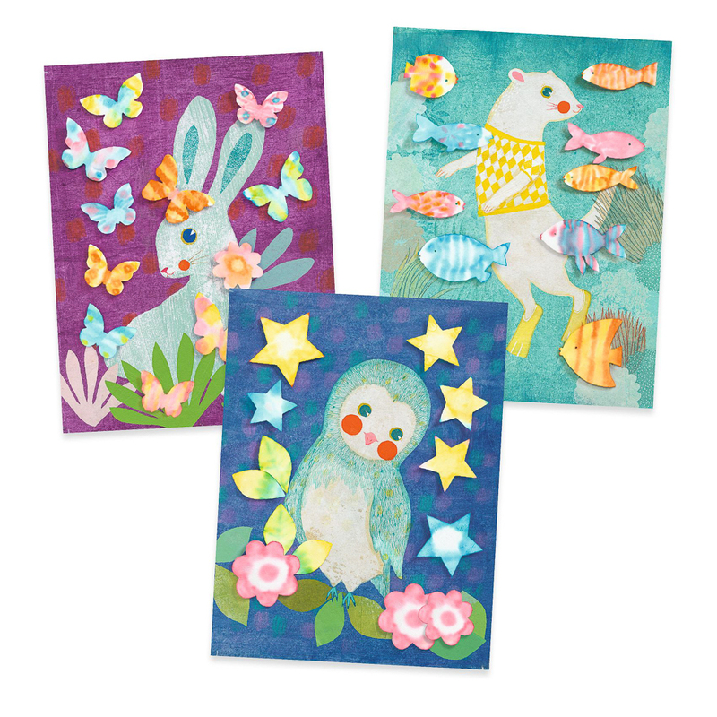 Djeco Blotting Paper Drawing Set