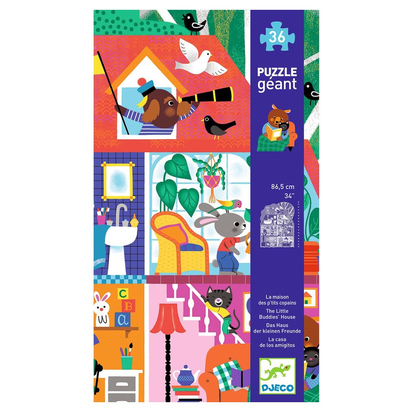 Djeco The Little Buddies 36pc Giant Puzzle - image 2