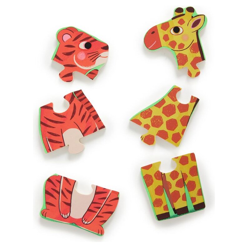 Djeco Wooden African Animal Puzzle - image 3
