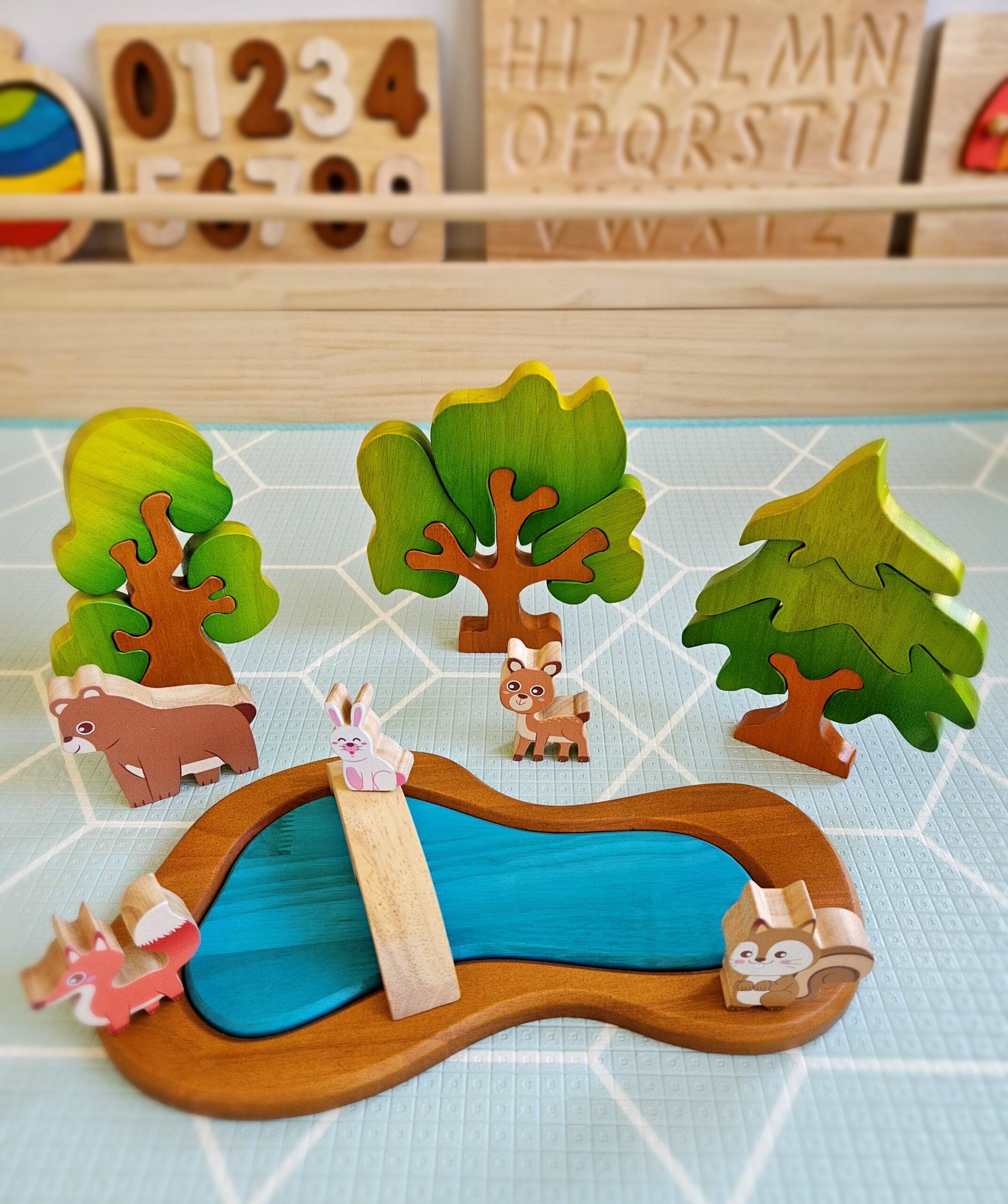 Qtoys Woodland Animal Play Set - image 3