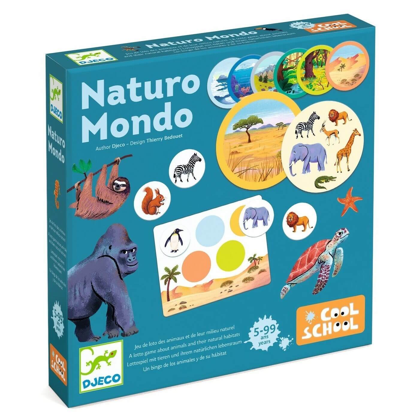 Djeco Naturo Mondo - Animals & Habitats Game