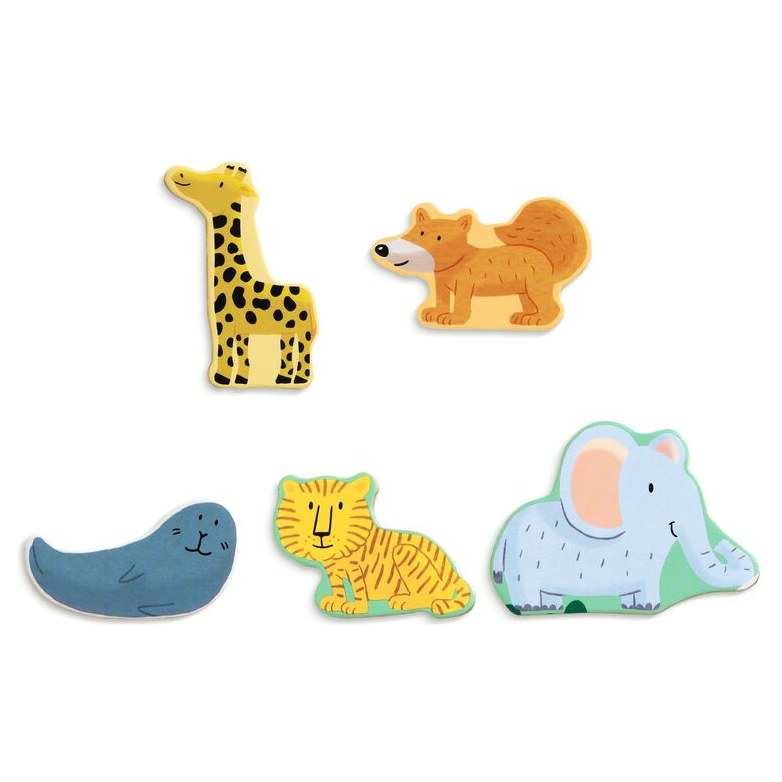 Djeco 22 Piece Animal Wooden Puzzle - image 4