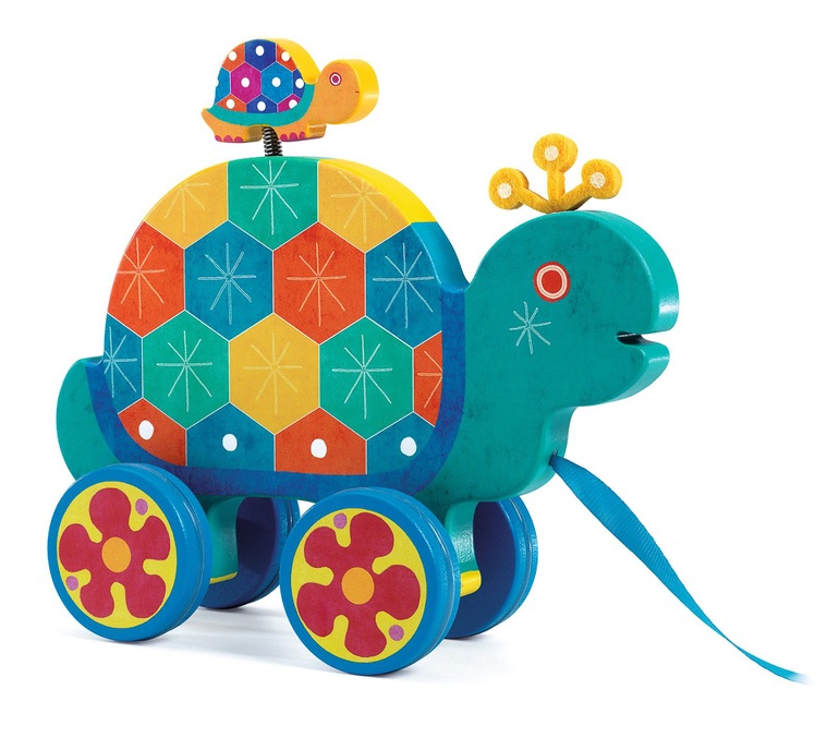 Djeco Gaspard Turtle Pull Along Djeco Gaspard Turtle Pull Along