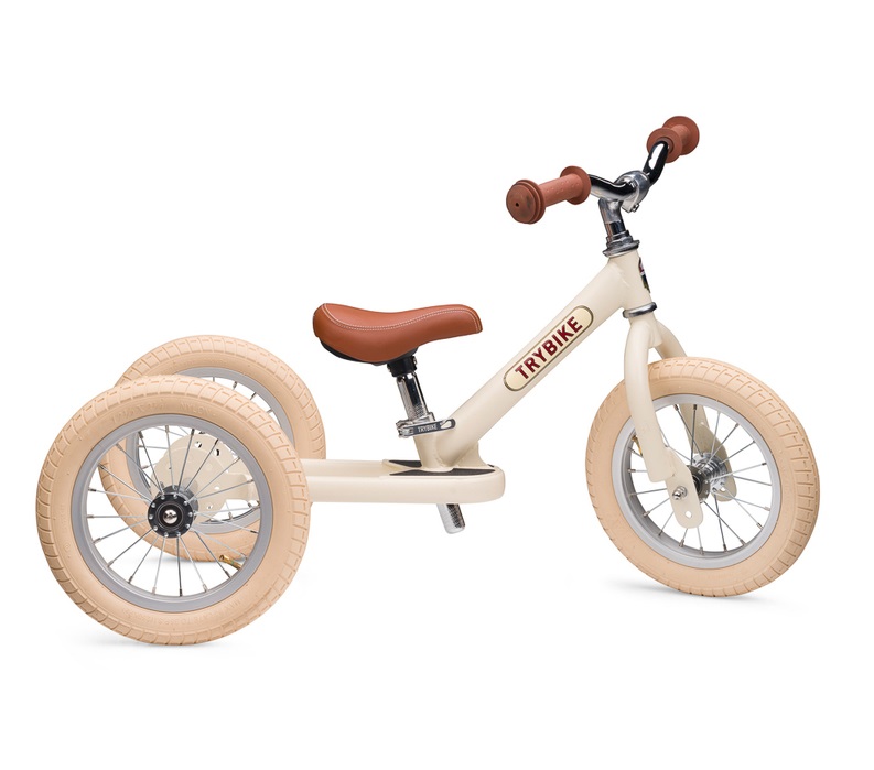 Trybike Steel Cream (Brown seat)
