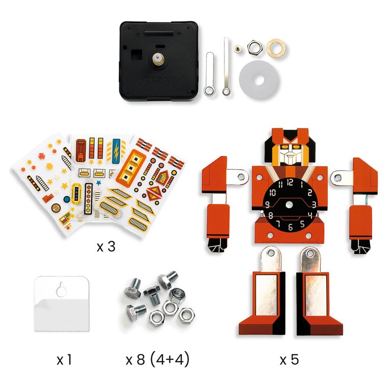 Djeco Do It Yourself Robotime Clock 6+ - image 2