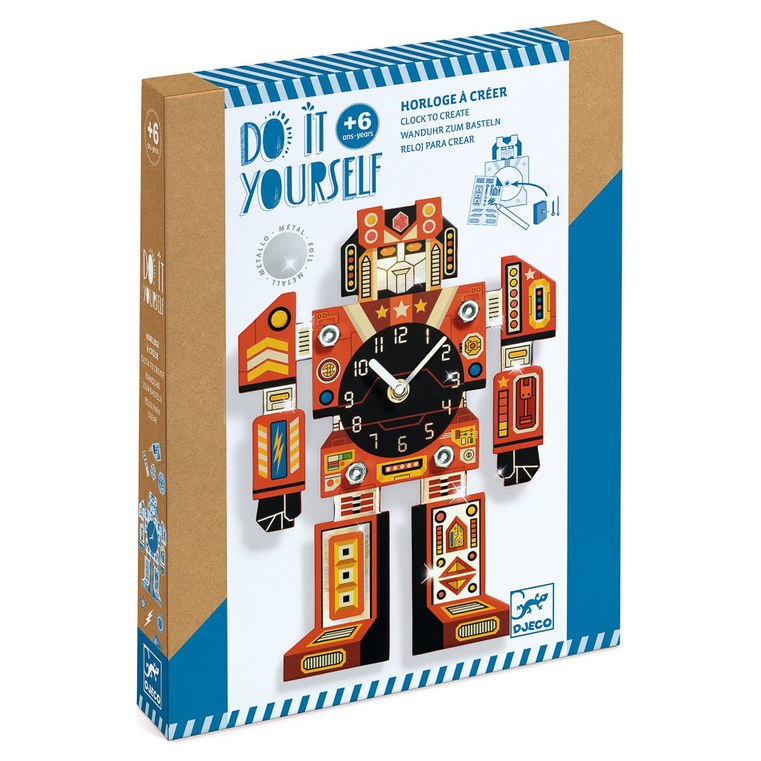 Djeco Do It Yourself Robotime Clock 6+ - image 7