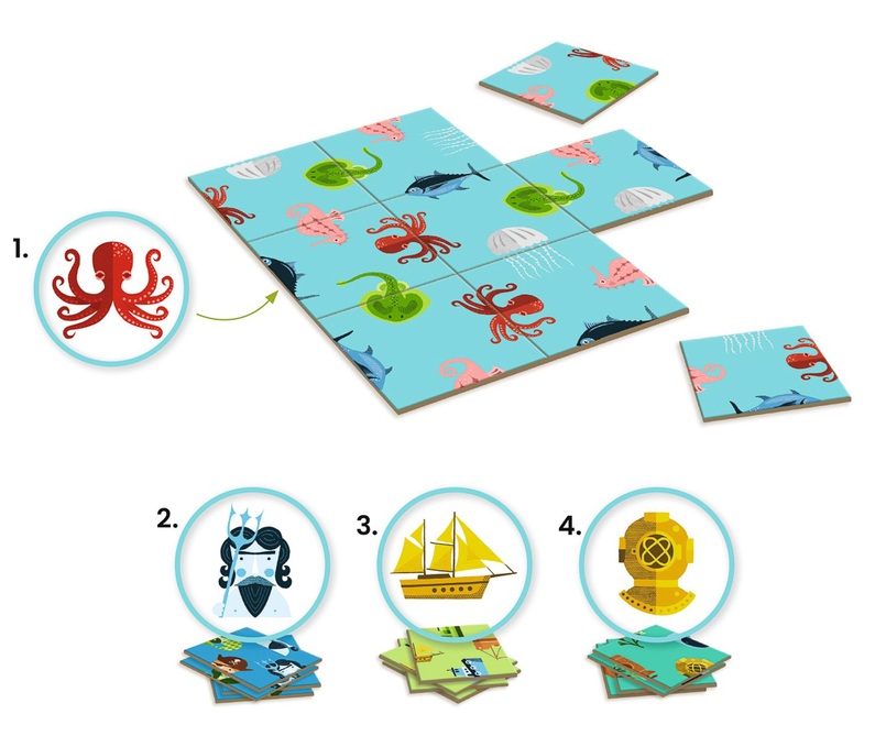 Djeco Impossible Ocean Logic Puzzles