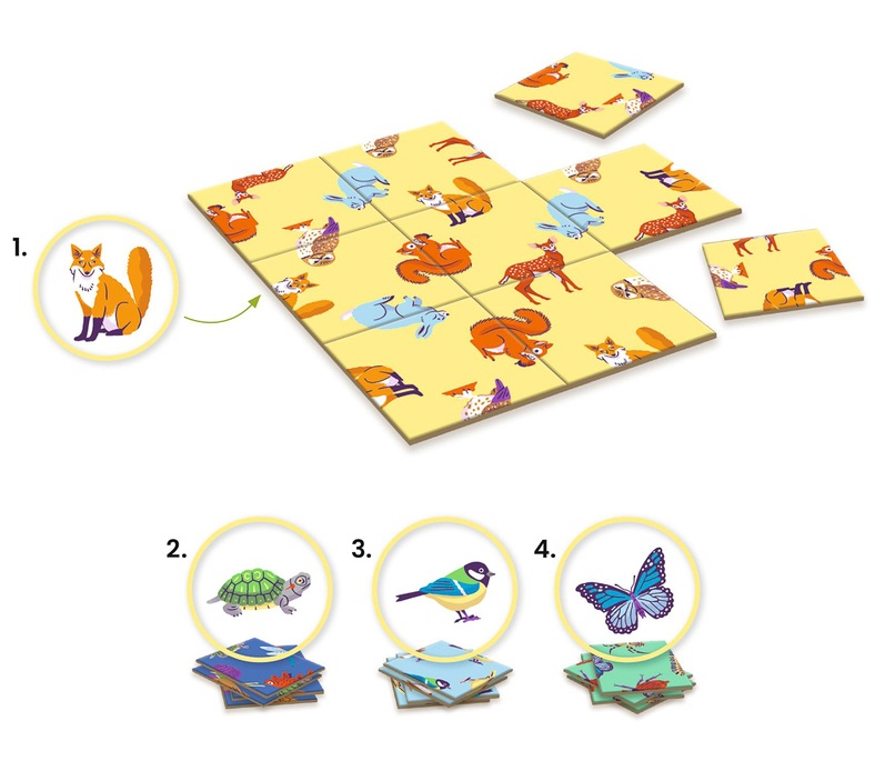 Djeco Impossible Animal Logic Games Djeco Impossible Animal Logic Games