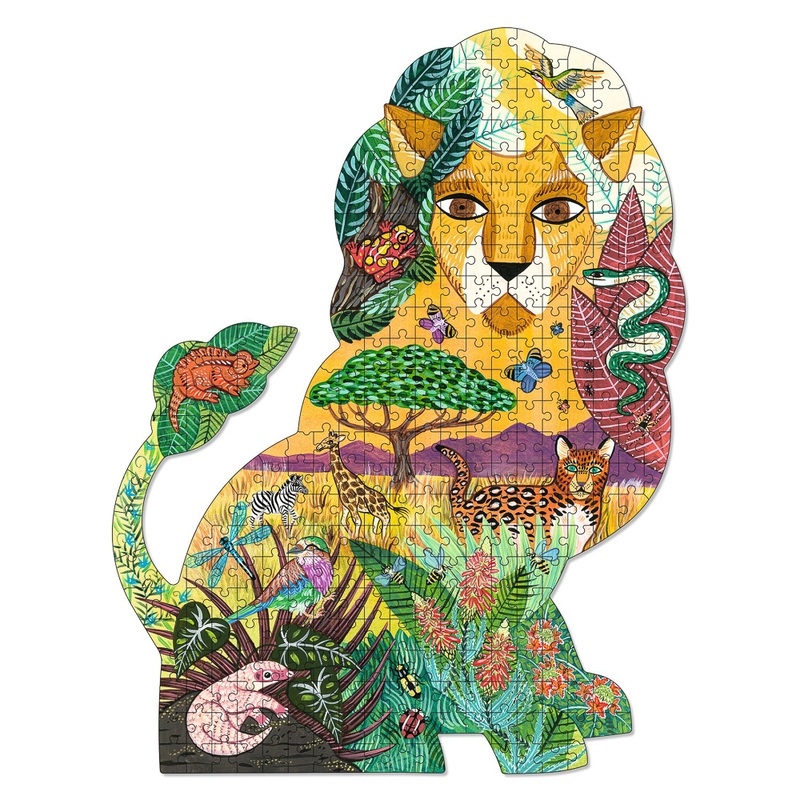 djeco puzzle art lion 