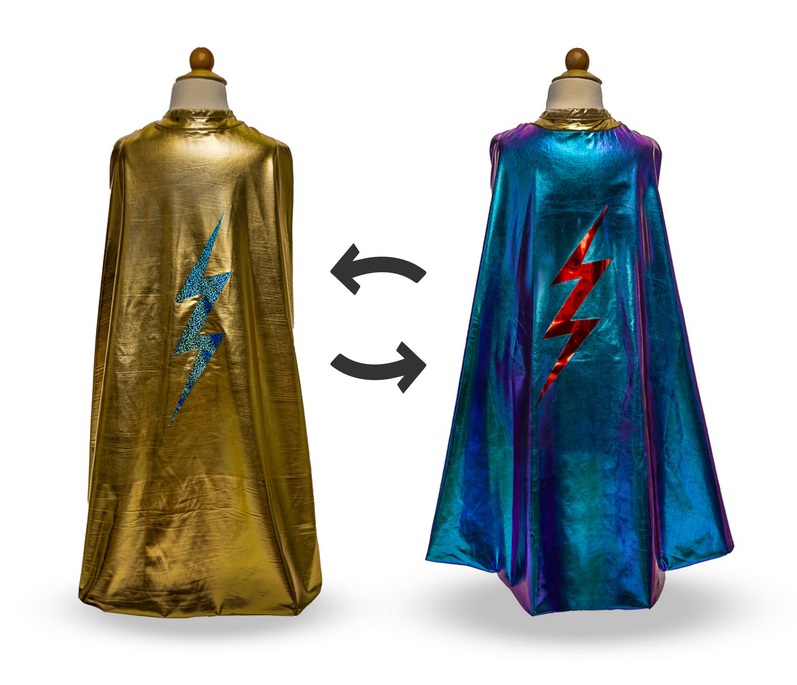 Great Pretenders Blue Lightening Cape
