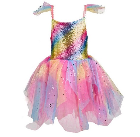 Rainbow Fairy Dress & Wings