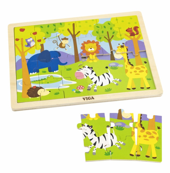 Viga Jigsaw Puzzle 24pc - Wild