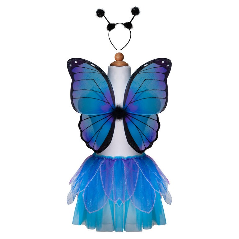 Great Pretenders Costume Set Midnight Butterfly Tutu with Wings & Headband - image 2