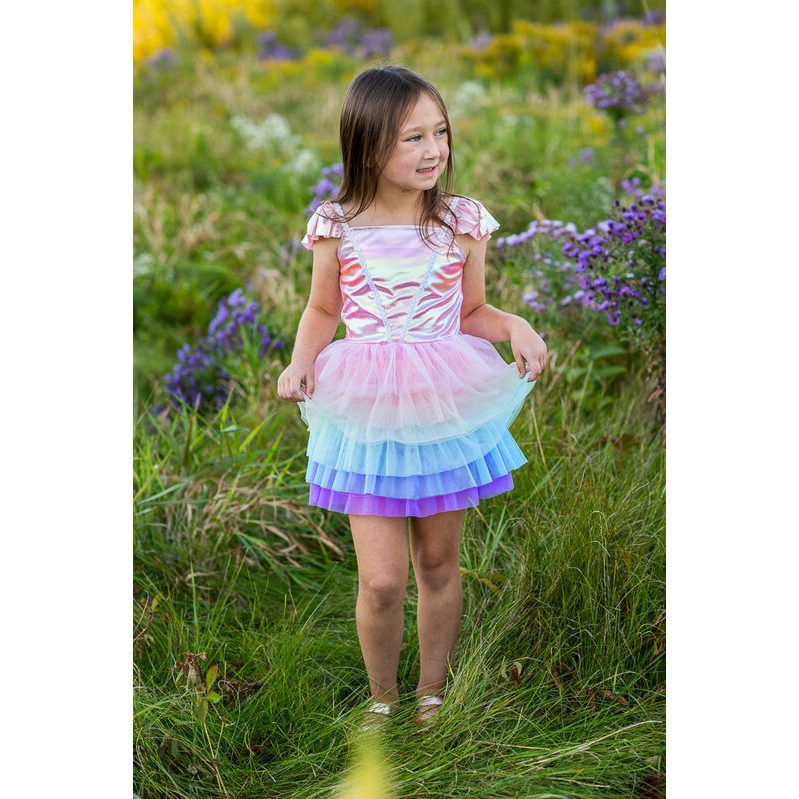 Rainbow Ruffle Tutu Dress