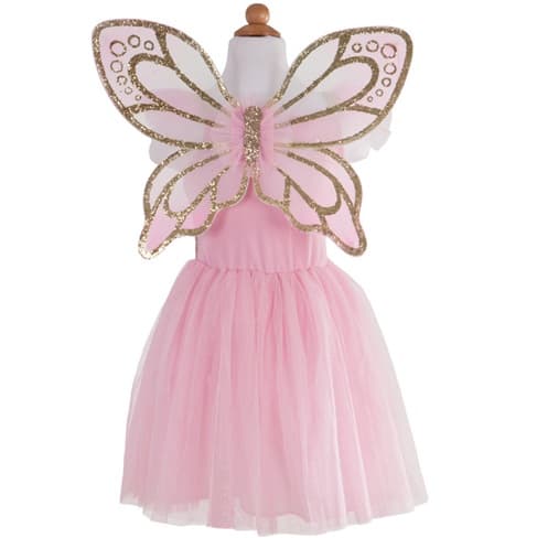 Great Pretenders Gold Sequins Butterfly Dress & Wings 
