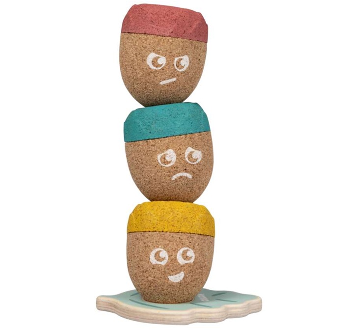 korko cork stacking toy