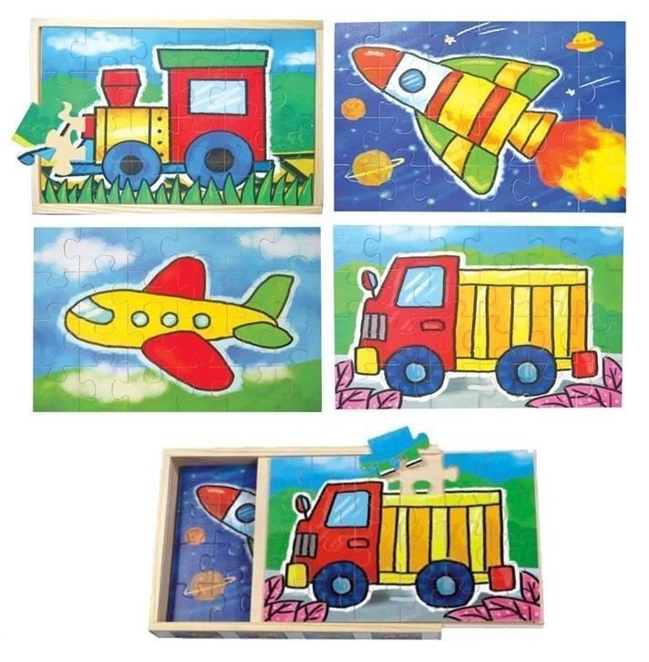 Fun Factory Jigsaw - 4 In 1 Cars