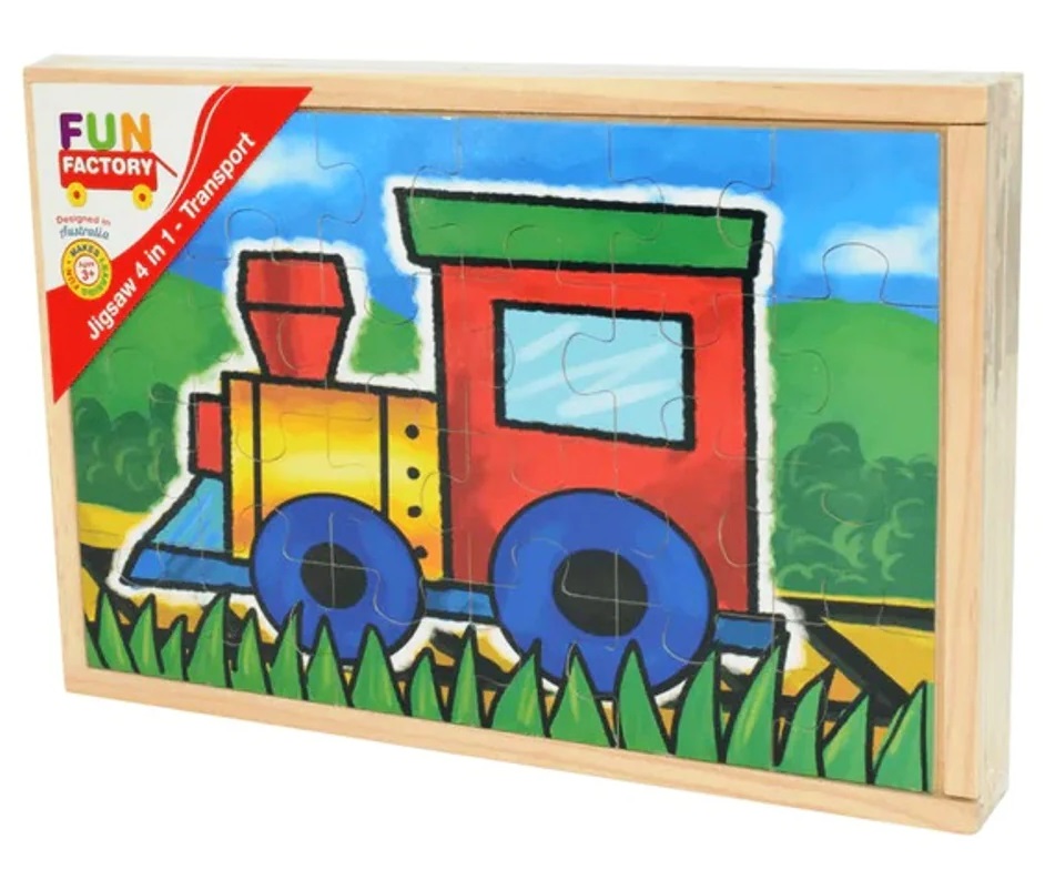 fun factory vehicle jigsaw set
