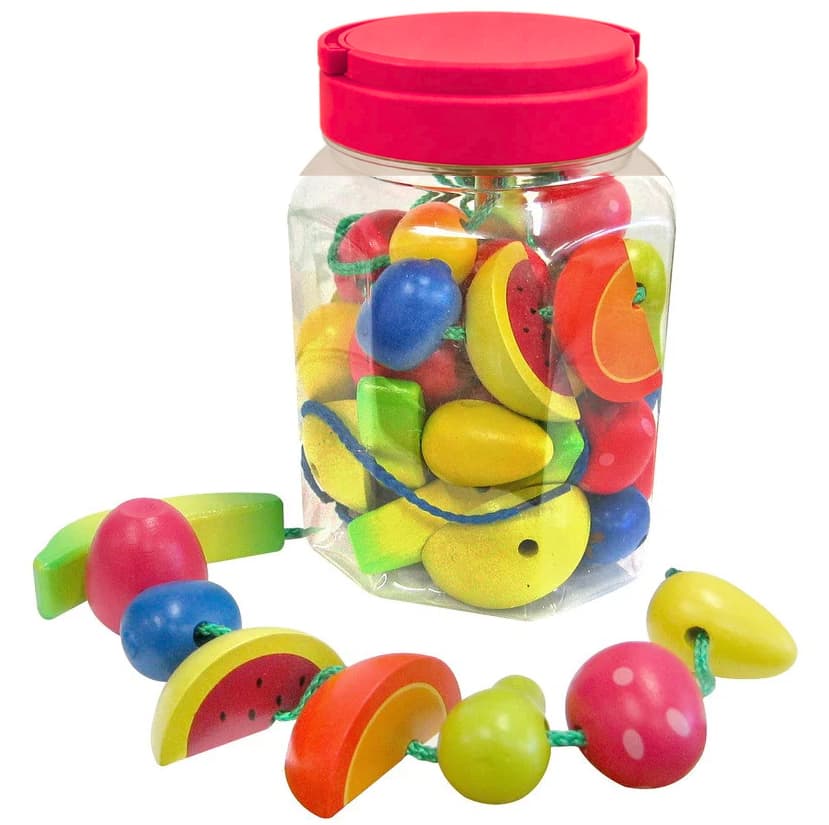 fun factory lacing fruit jar toy