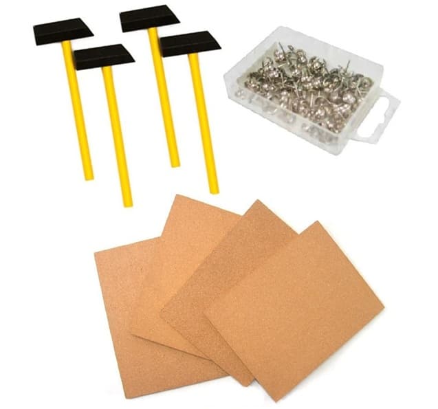 Corkboards, Hammers & Nails for tap tap toys