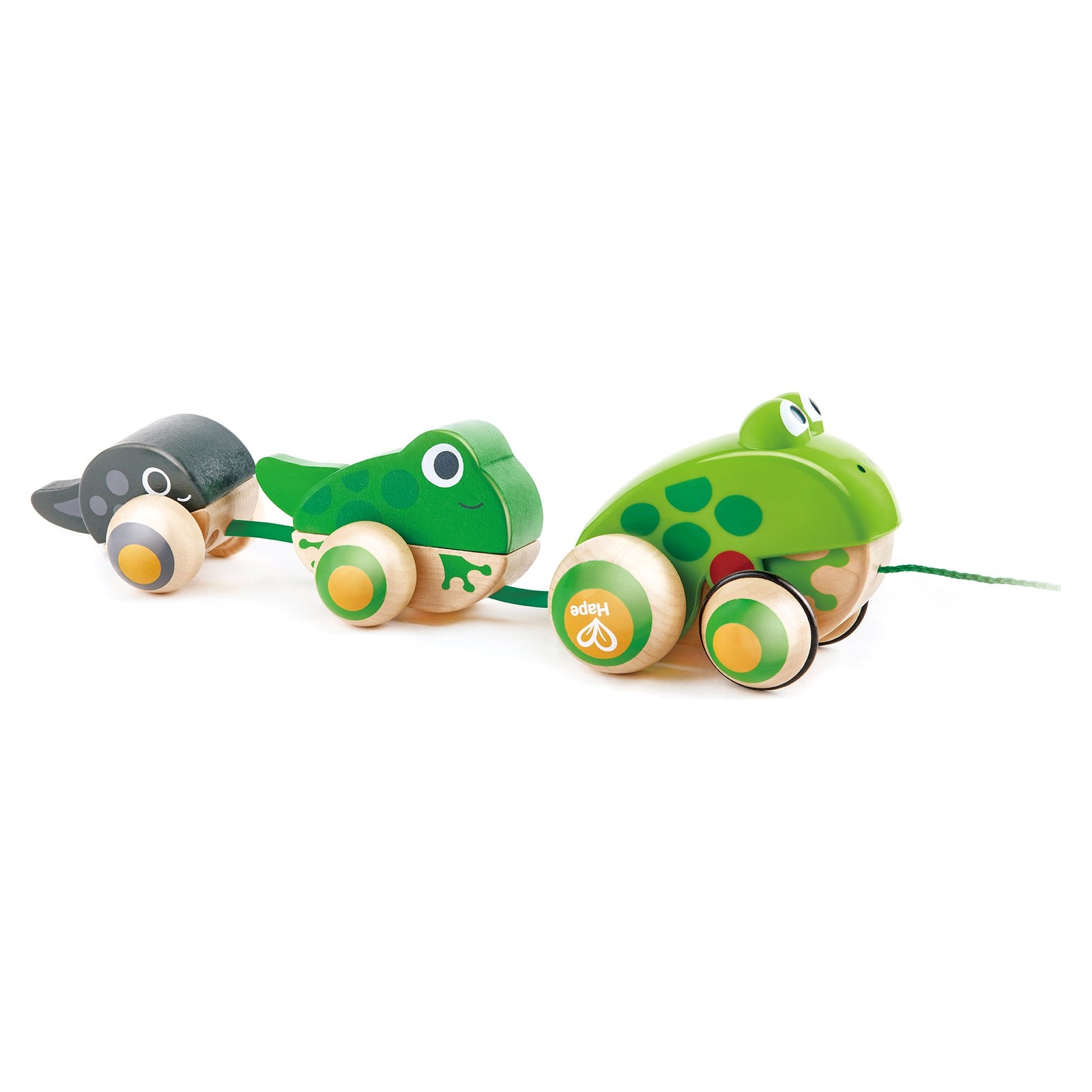 Hape Pull Along Frog Family
