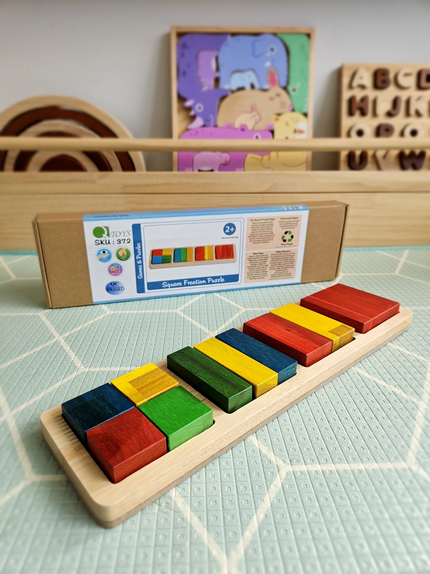 Qtoys Square Fraction Puzzle - image 2
