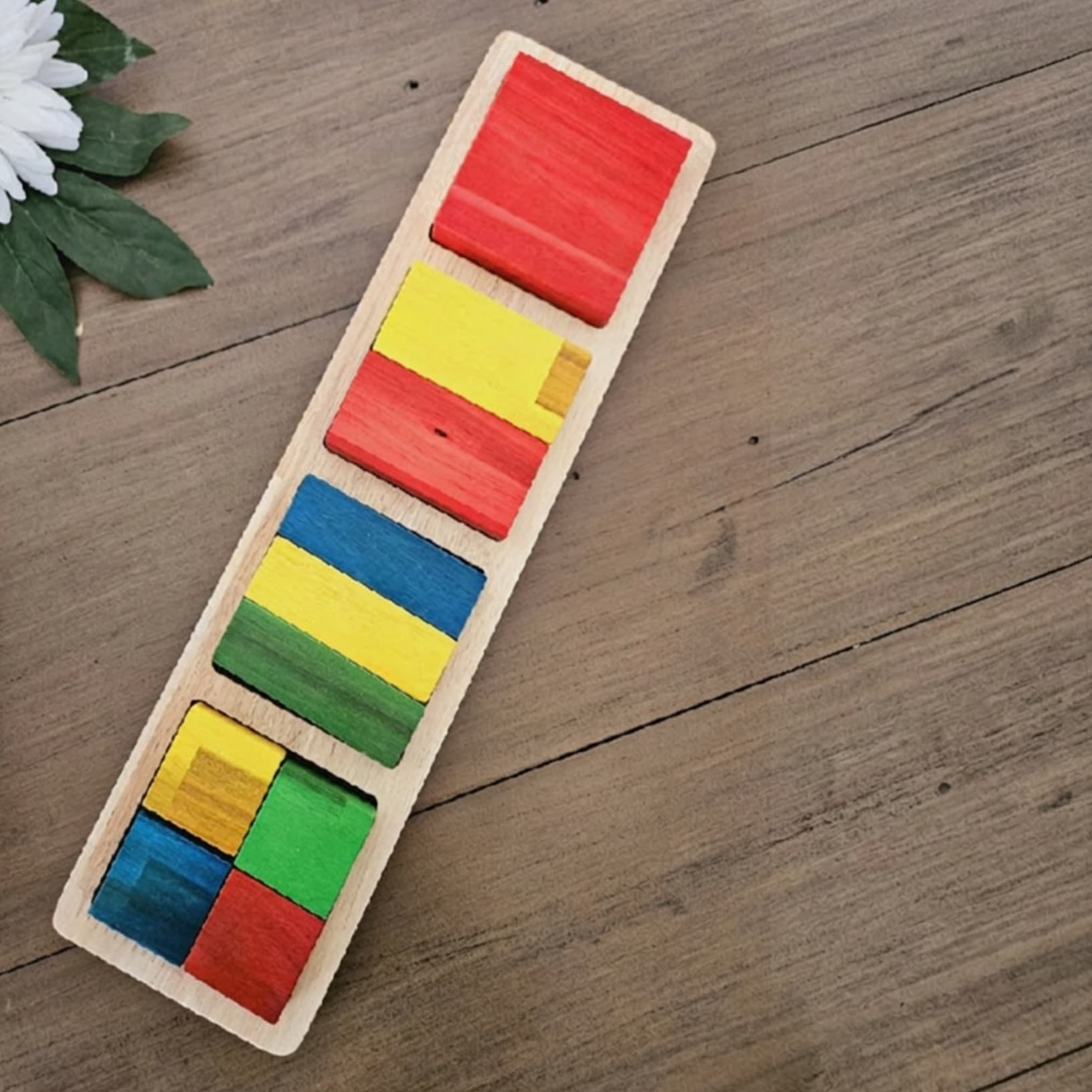 Qtoys Square Fraction Puzzle