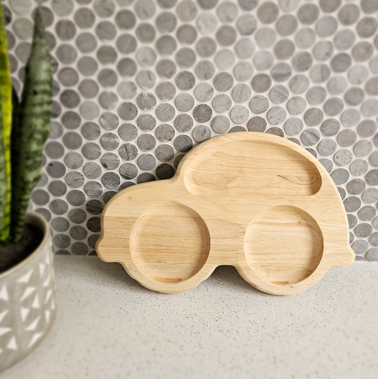 wooden car sorting tray