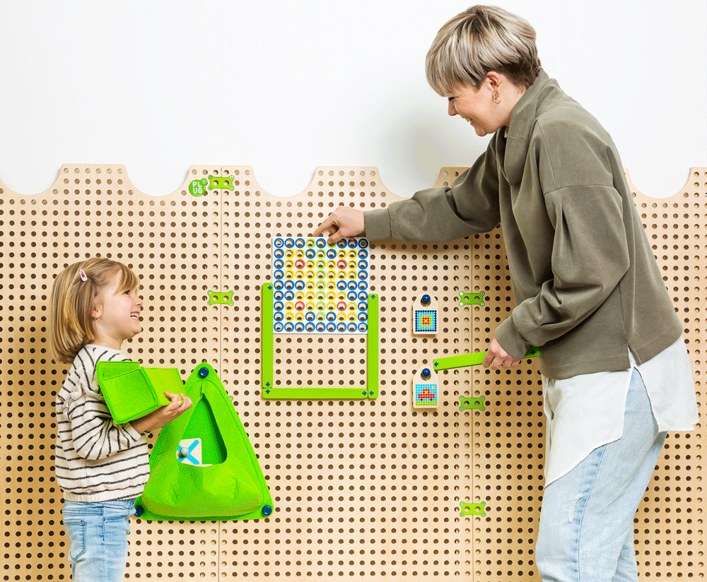 triangle felt storage bag for plug it wall toy system triangle felt storage bag for plug it wall toy system