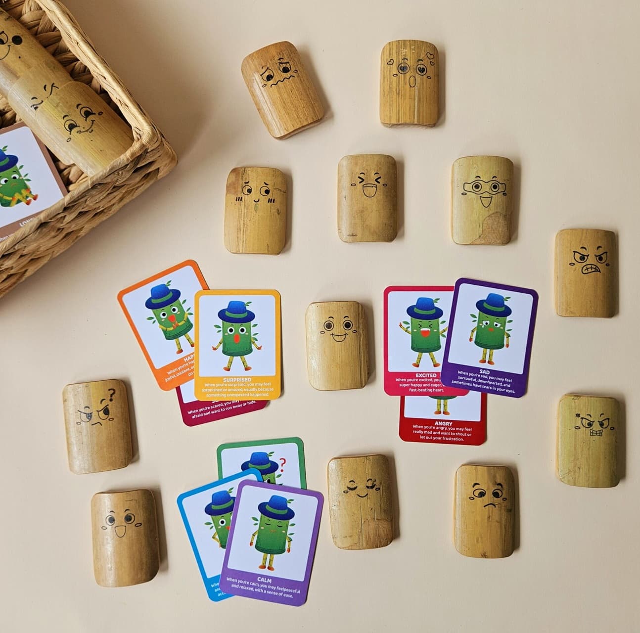 emotional expression domino set 