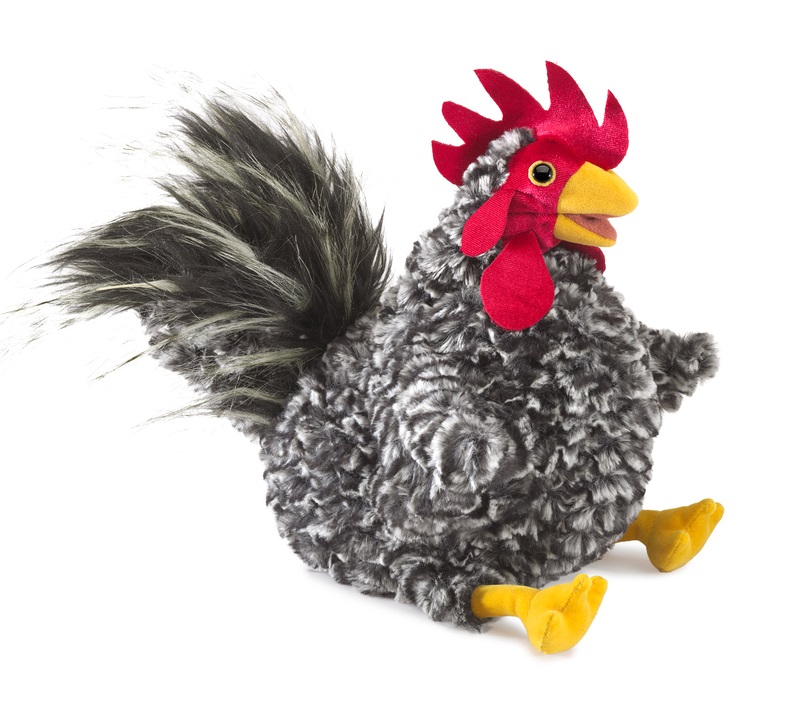 Folkmanis Barred Rock Rooster Puppet