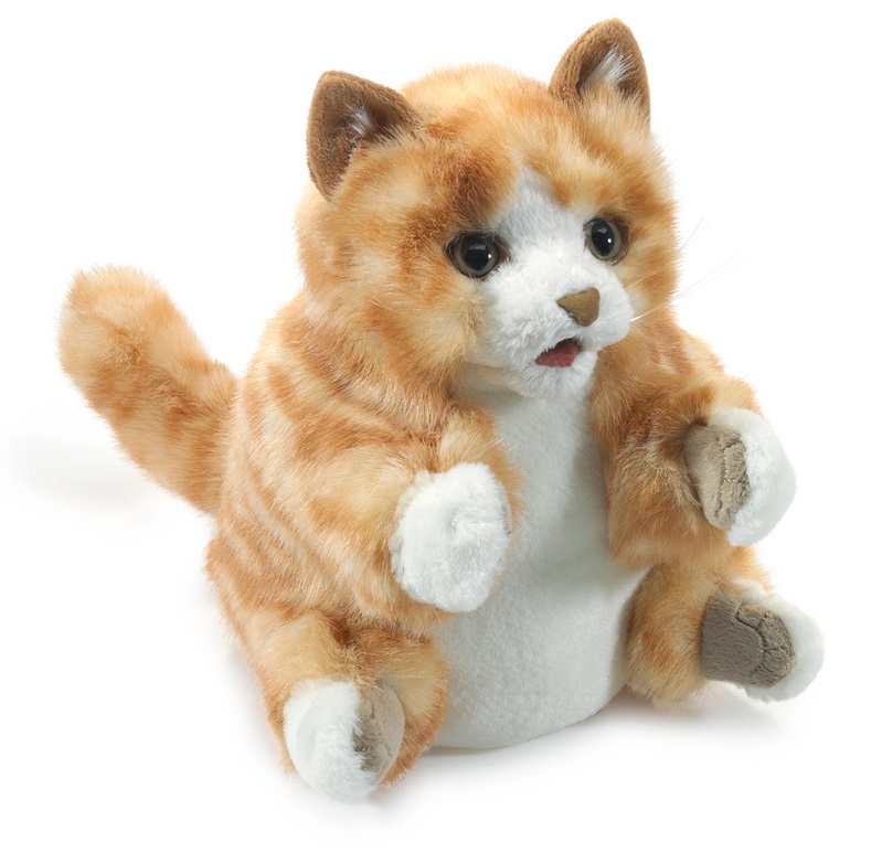 Folkmanis Orange Tabby Kitten Puppet Folkmanis Orange Tabby Kitten Puppet