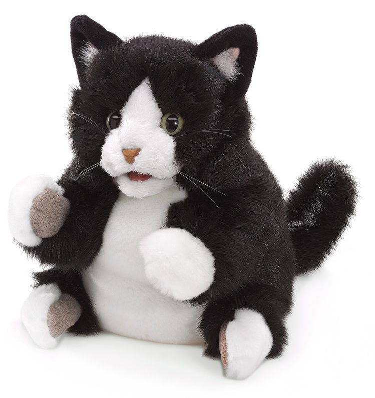 Folkmanis Tuxedo Kitten Puppet Folkmanis Tuxedo Kitten Puppet