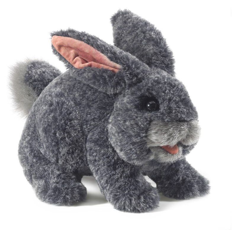 Folkmanis Grey Bunny Rabbit Puppet
