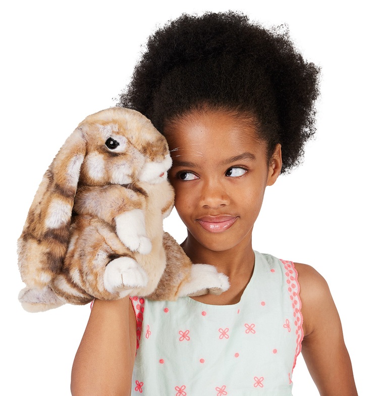 Folkmanis Silky Bunny Rabbit Puppet Folkmanis Silky Bunny Rabbit Puppet