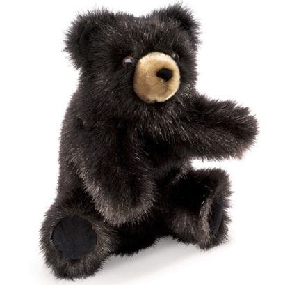 Folkmanis Baby Black Bear Puppet