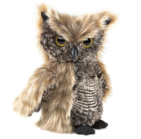 folkmanis owl screech puppet folkmanis owl screech puppet
