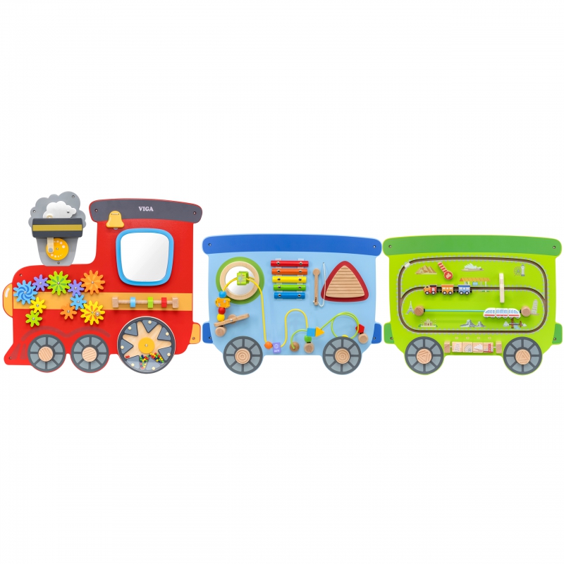 viga wall toy train
