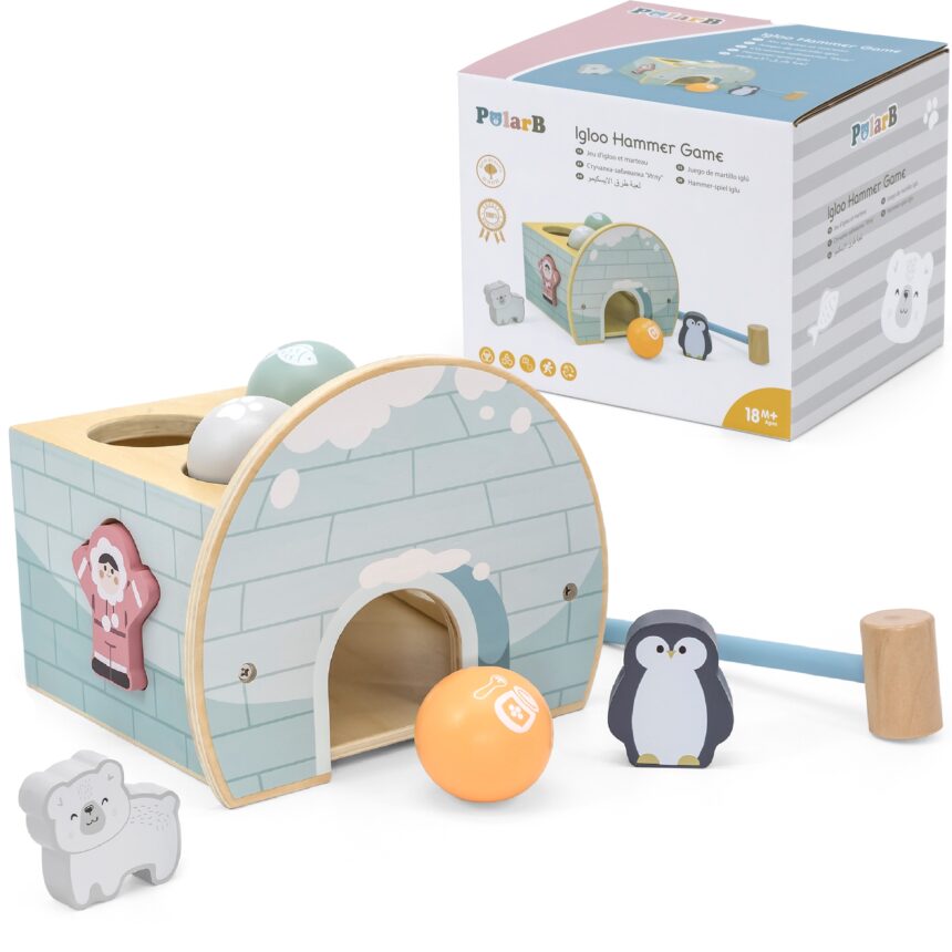 viga igloo ball and hammer toy