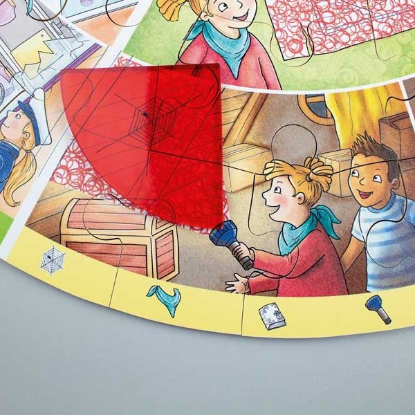 Beleduc Large Round Detective Floor Puzzle - image 2