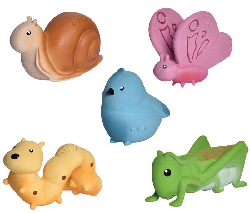 tikiri garden bath teething toys