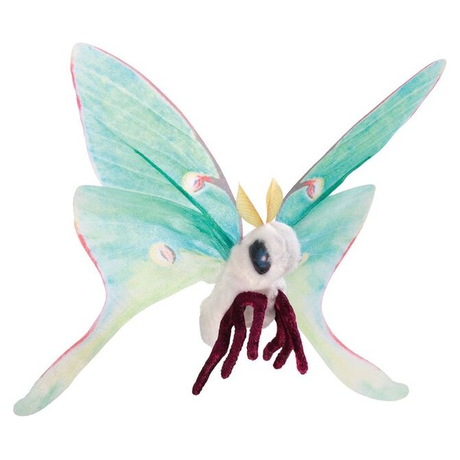 Folkmanis Mini Moth Lun Finger Puppet - Set of 2 - image 2