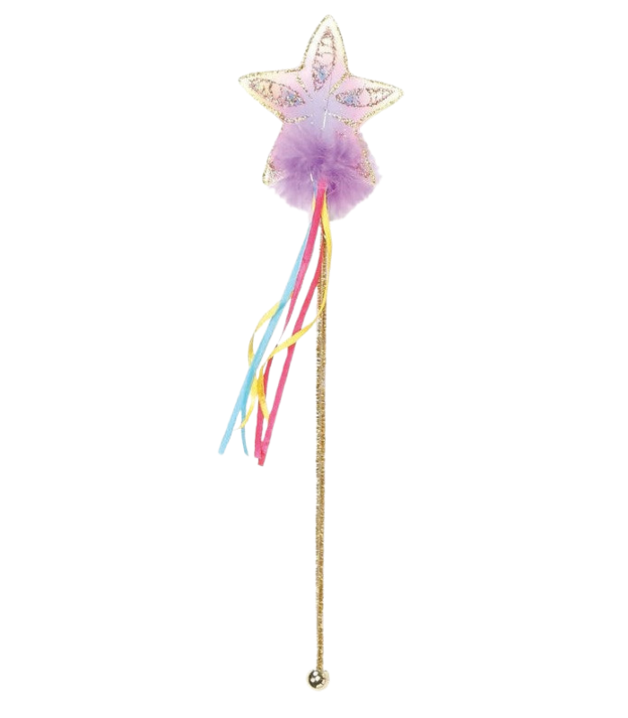 Great Pretenders Gold Glitter Rainbow Wand Great Pretenders Gold Glitter Rainbow Wand