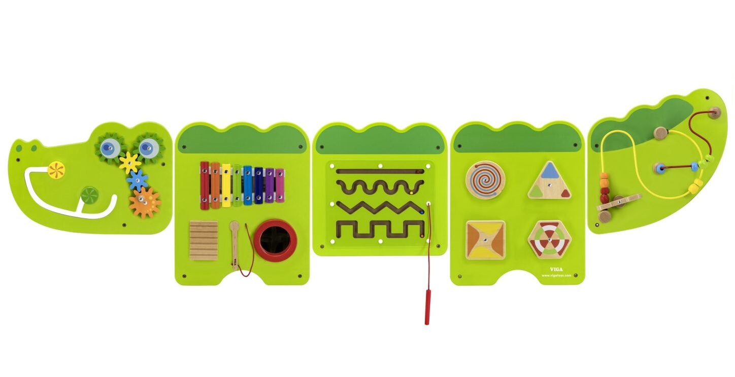 Junior Crocodile Wall Activity Toy Junior Crocodile Wall Activity Toy