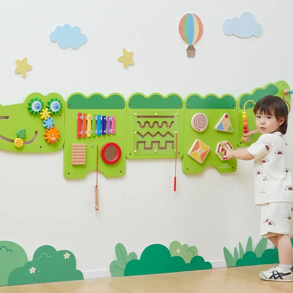 viga wall activity crocodile junoir toy
