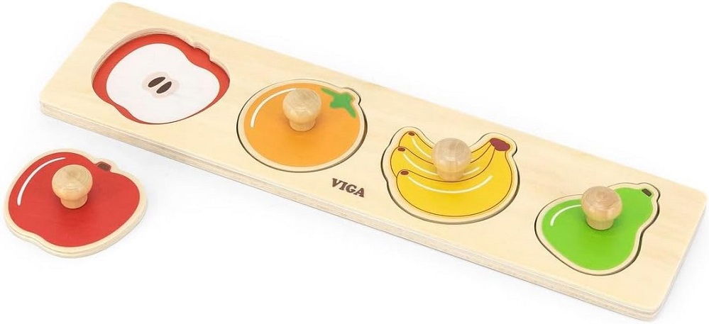 Viga Fruits Puzzle - 4 Pcs Viga Fruits Puzzle - 4 Pcs