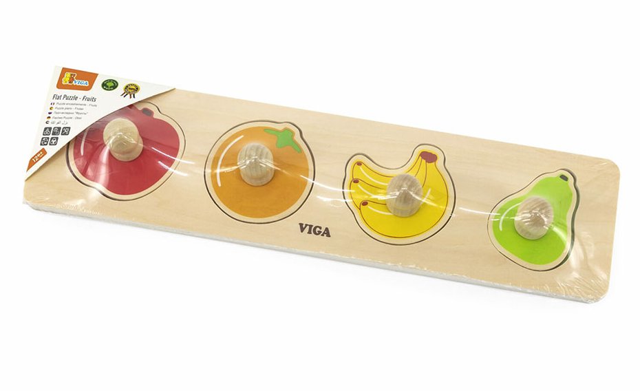 Viga Fruit Peg Puzzle